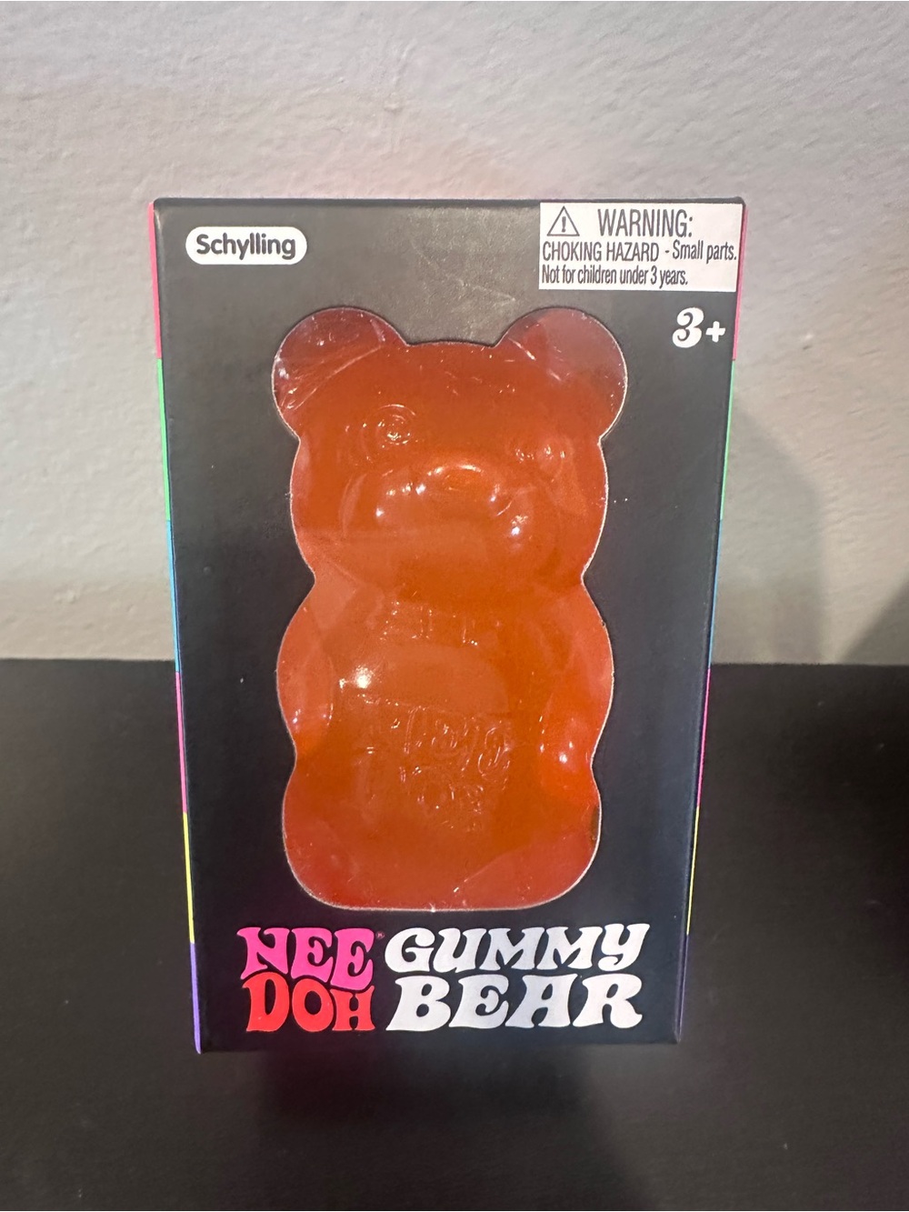 NeeDoh Gummy Bear Kids Toy - Orange